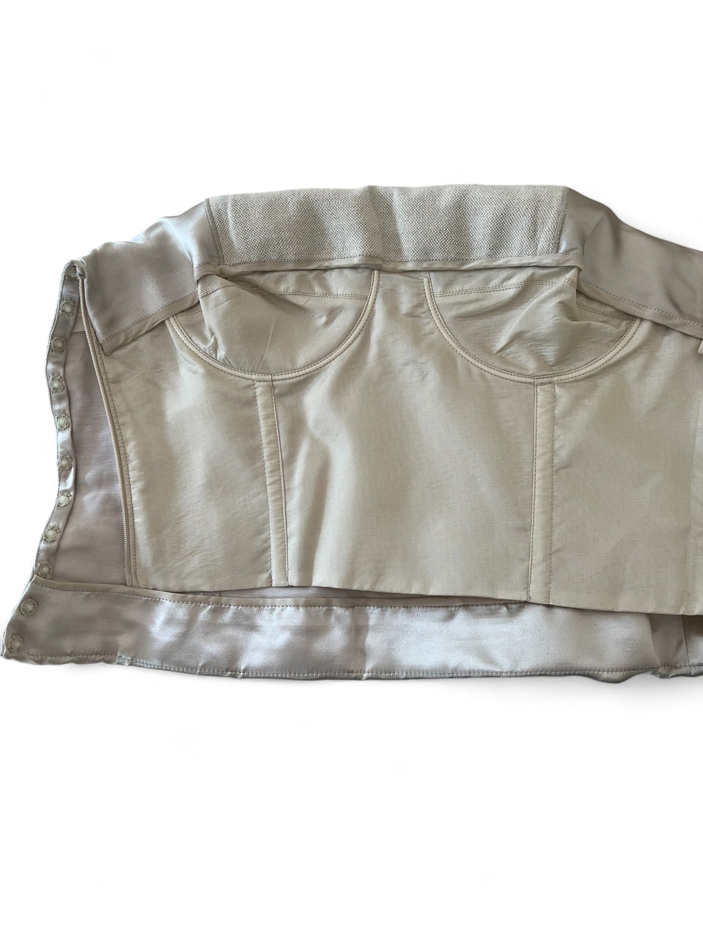 Prada linen vintage bustier