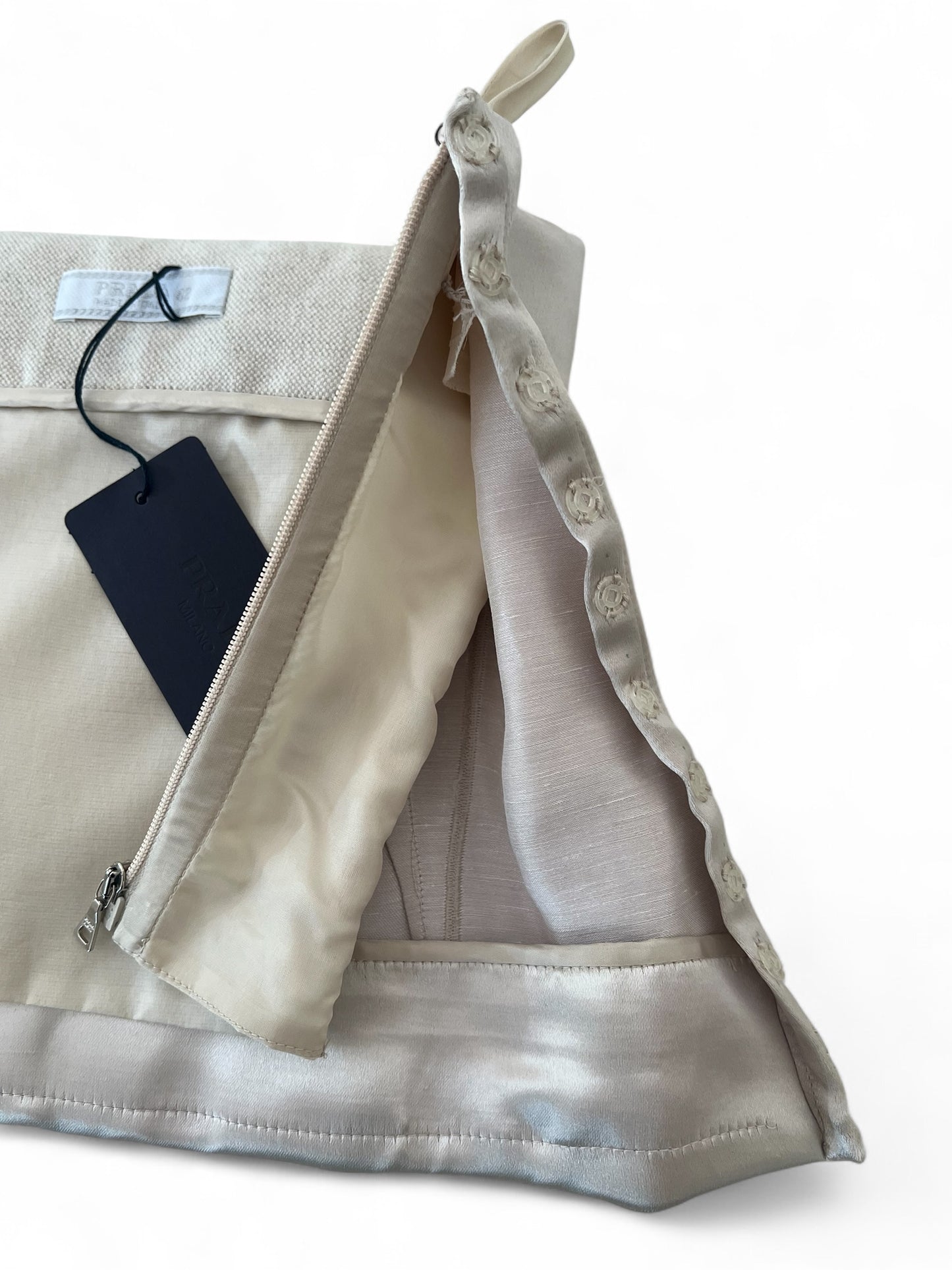 Prada linen vintage bustier