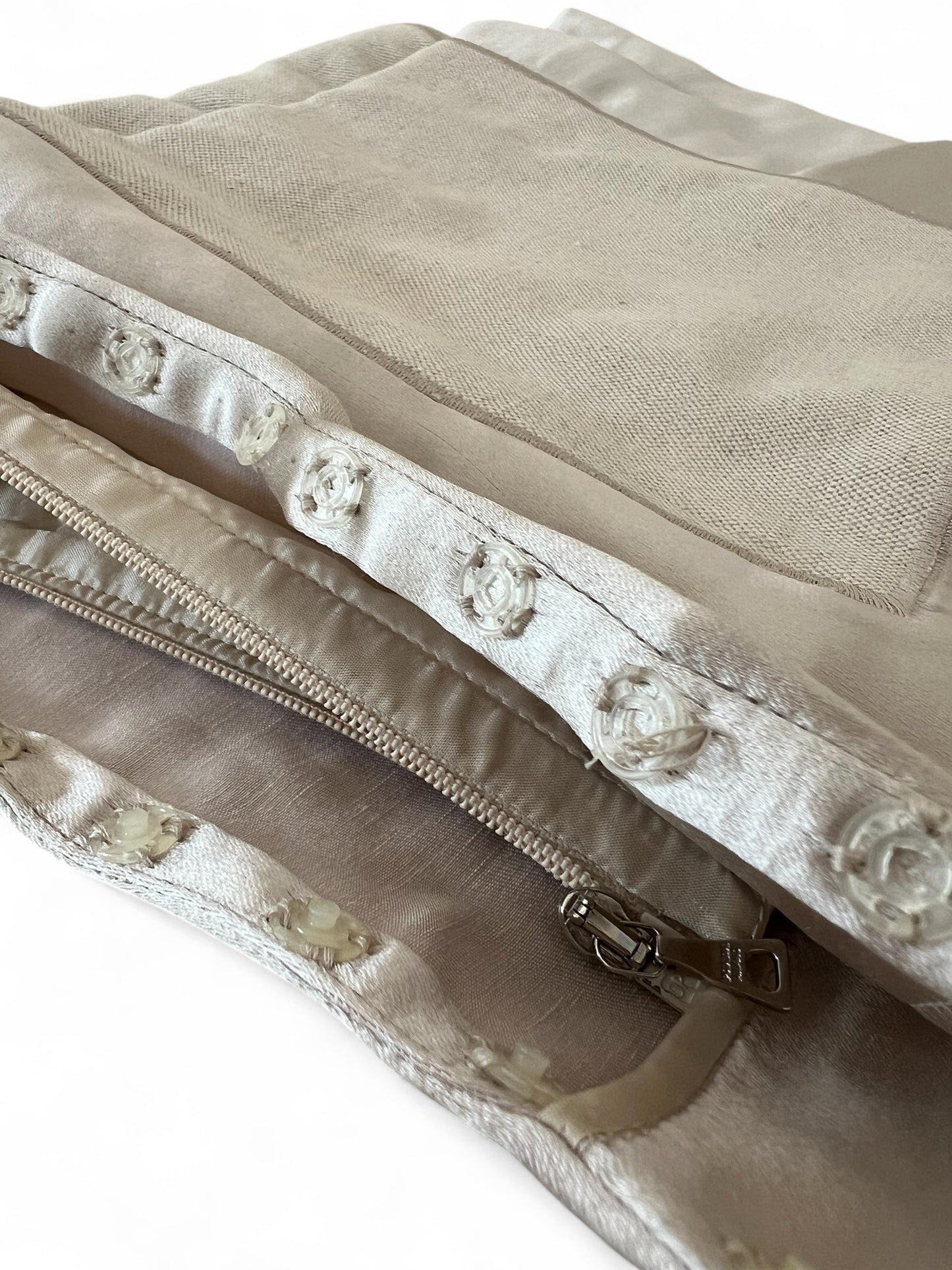Prada linen vintage bustier