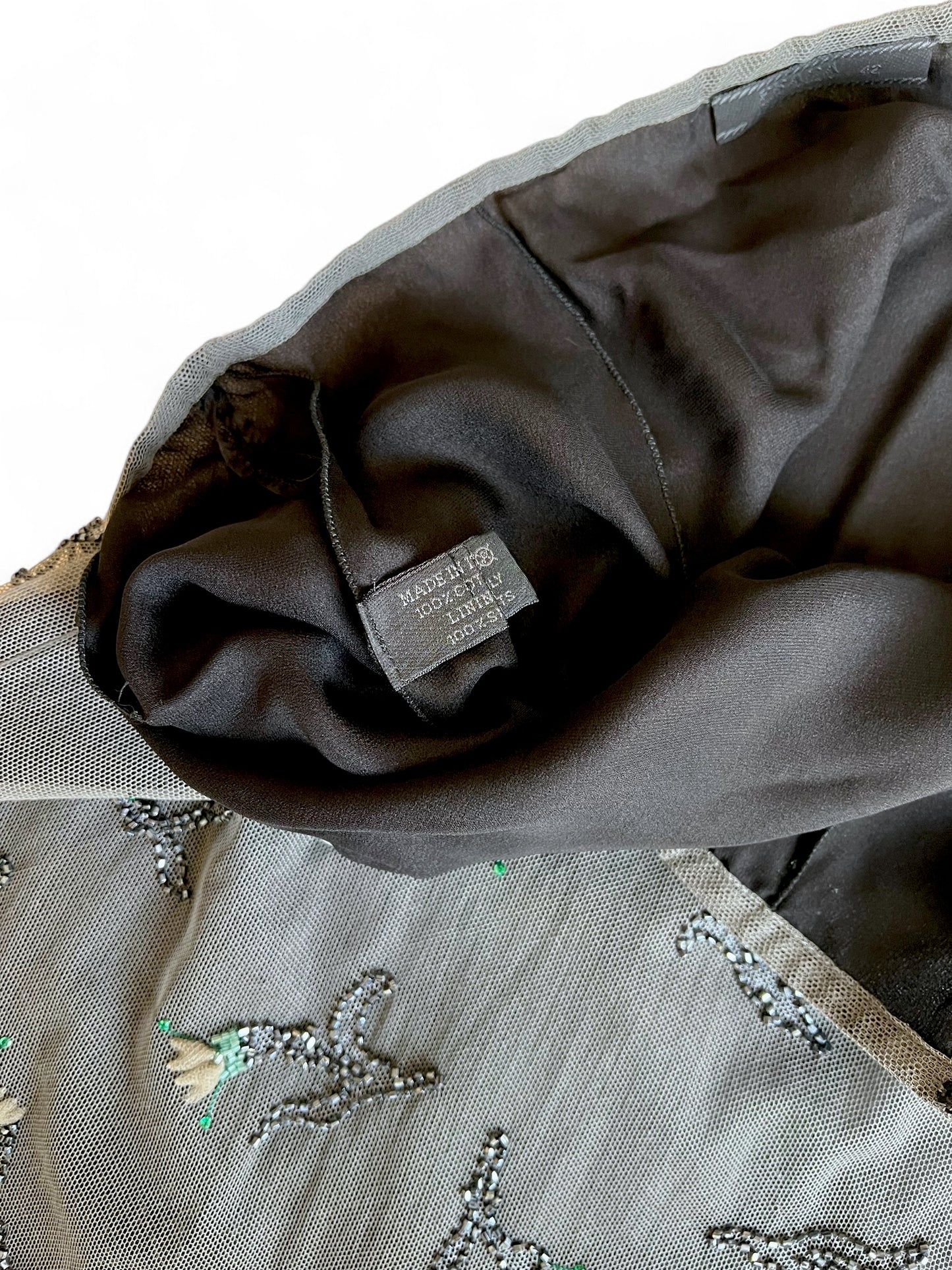 Prada FW1997 long embroidered skirt
