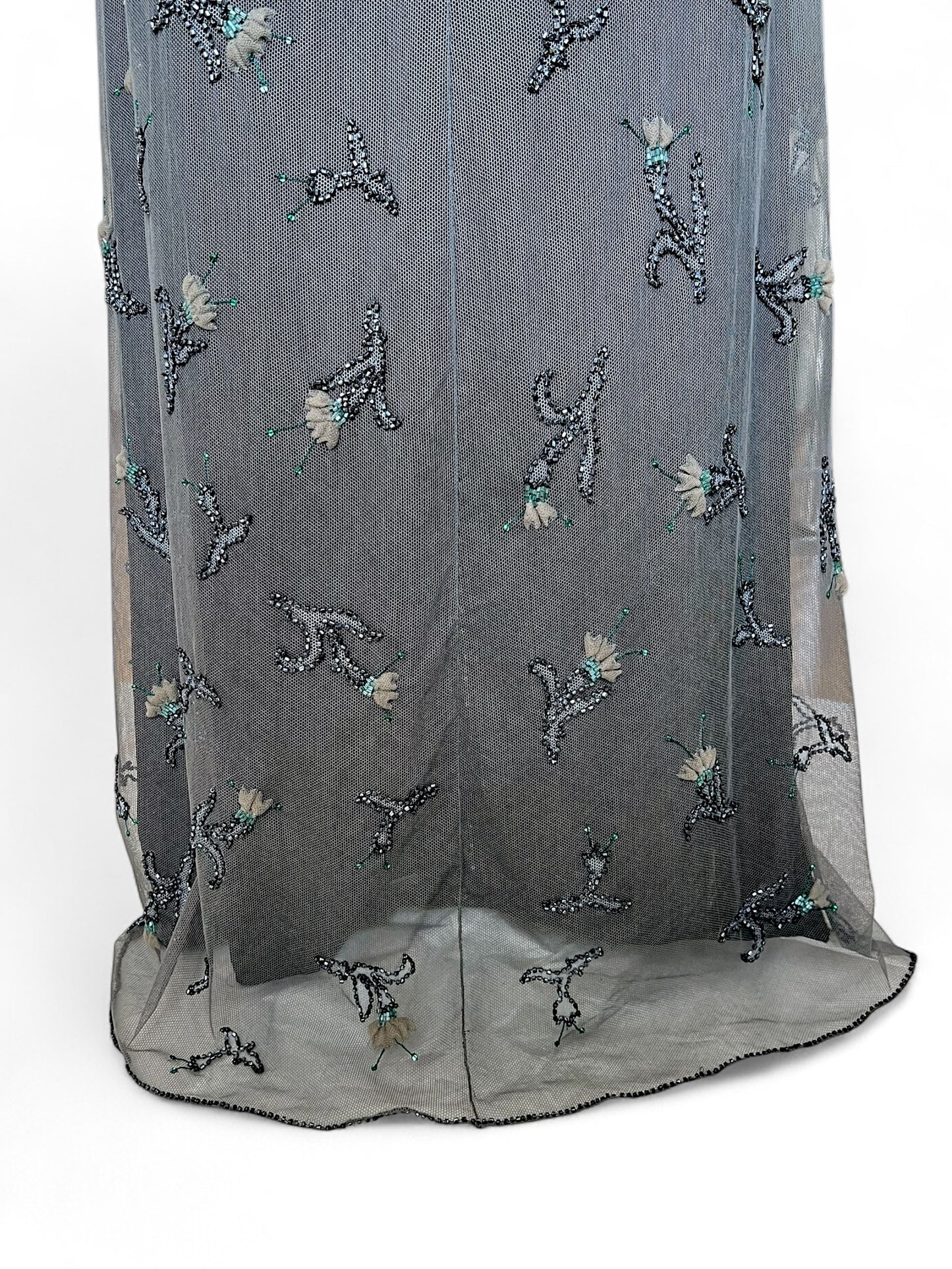 Prada FW1997 long embroidered skirt