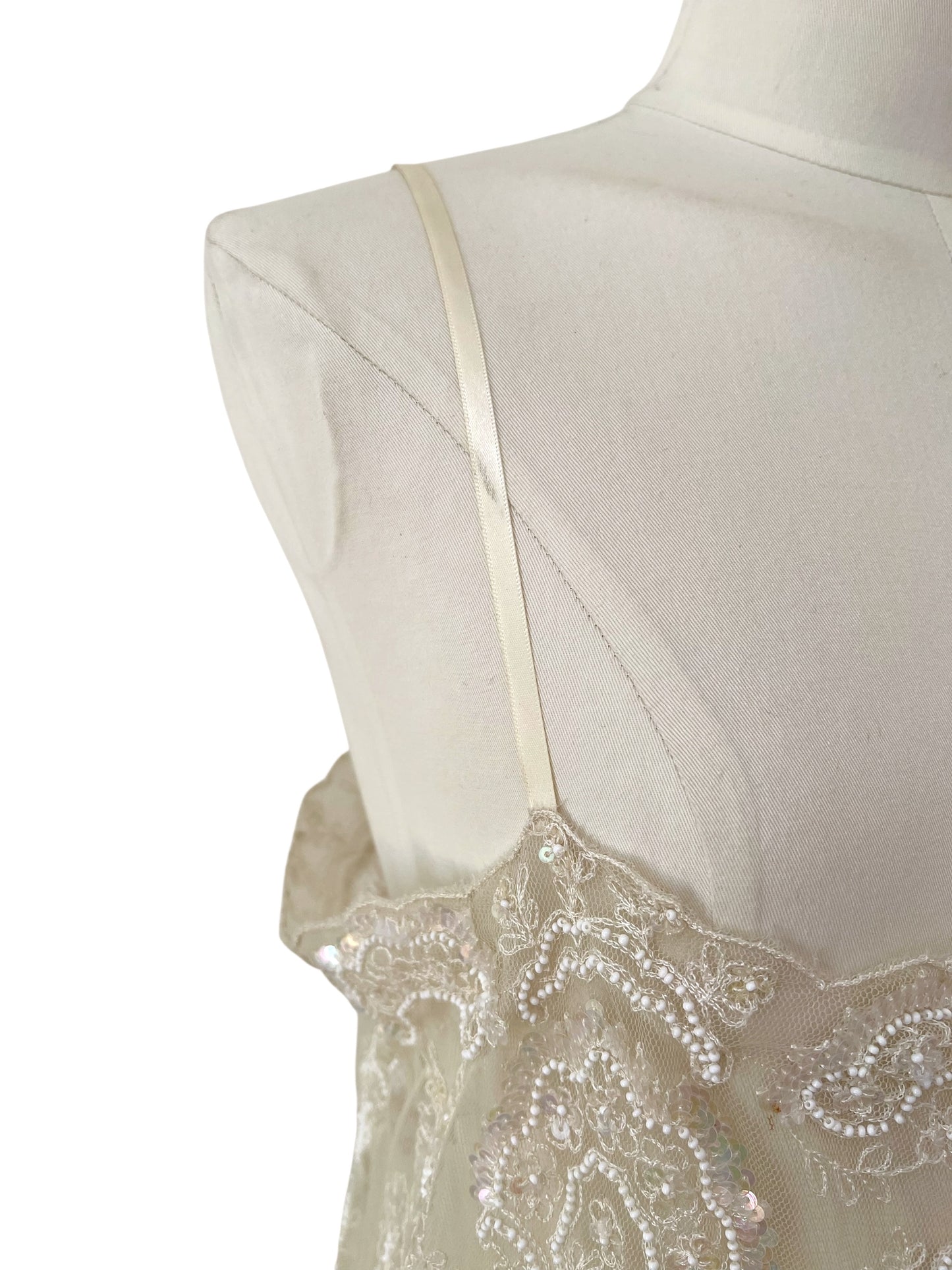 Ralph Lauren tulle embroidered dress