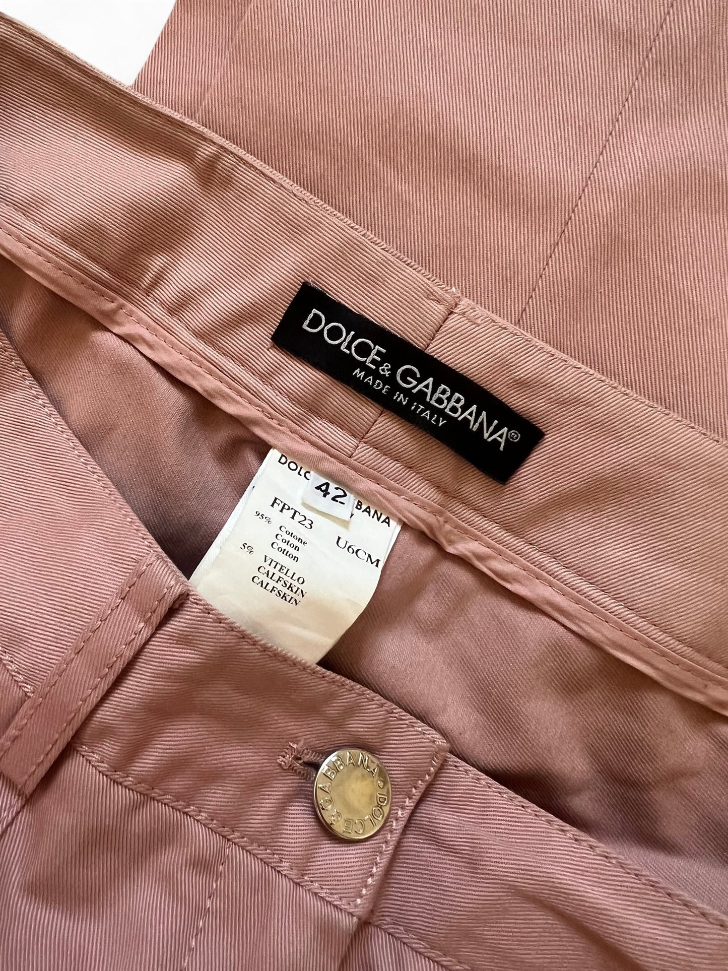 Dolce & GabbanaPink Bondage Pants – "Sex" SS 2003 Collection