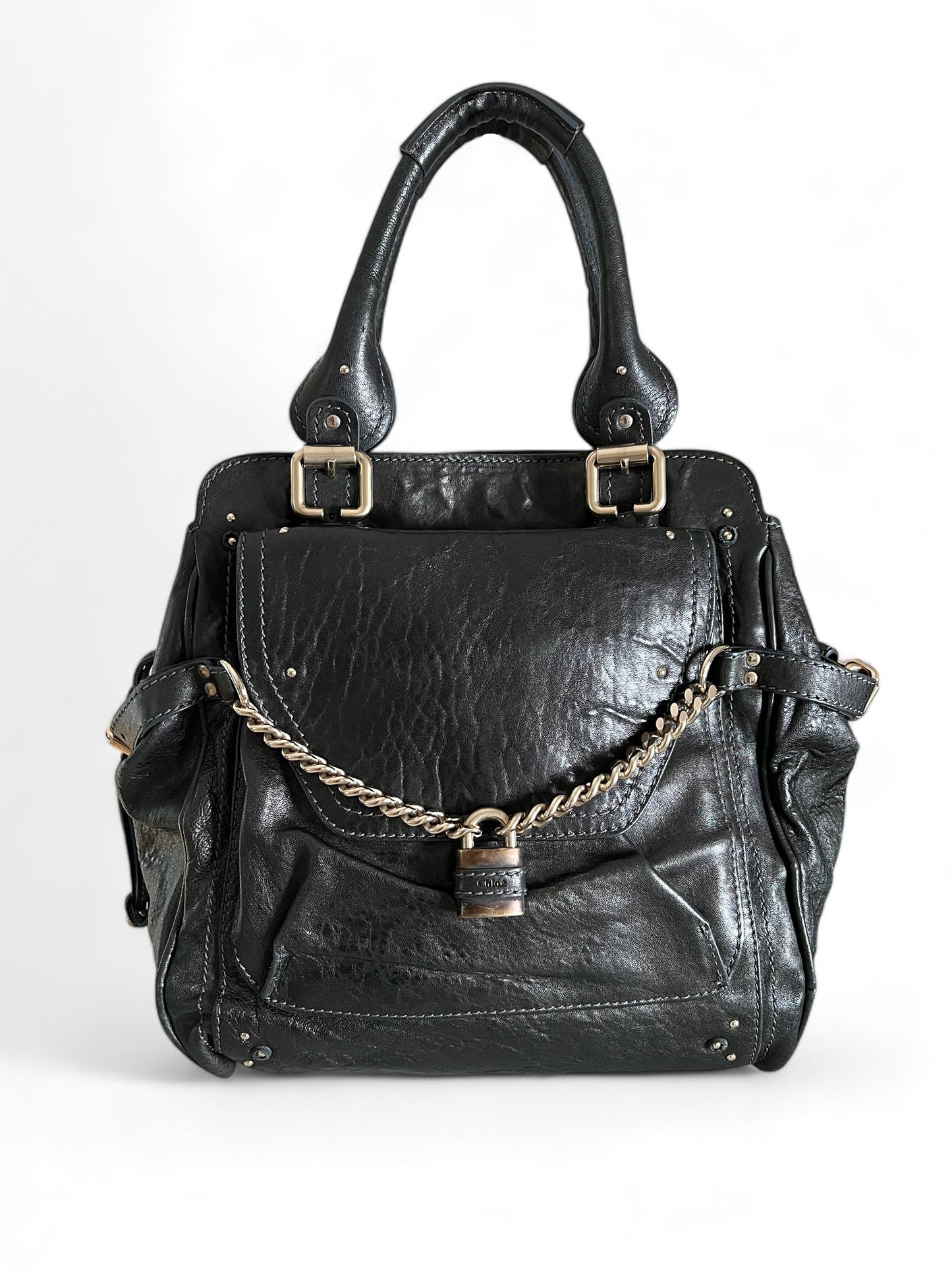 Chloé black Paddington shoulder bag