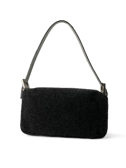 Fendi wool grey baguette