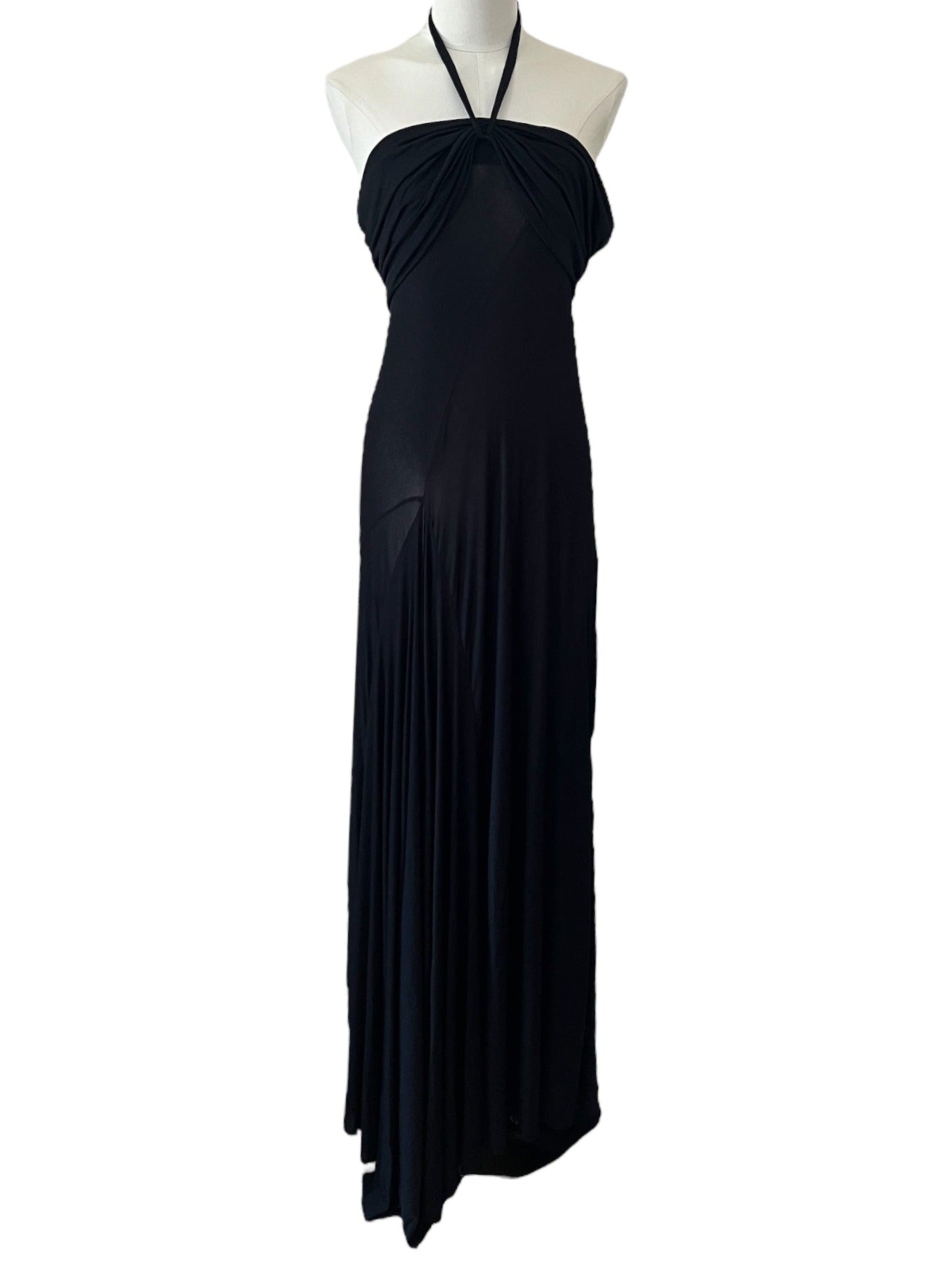 Ann Demeulemeester black evening dress