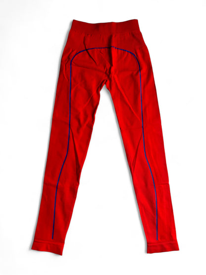 Off-White red seamless sporty set