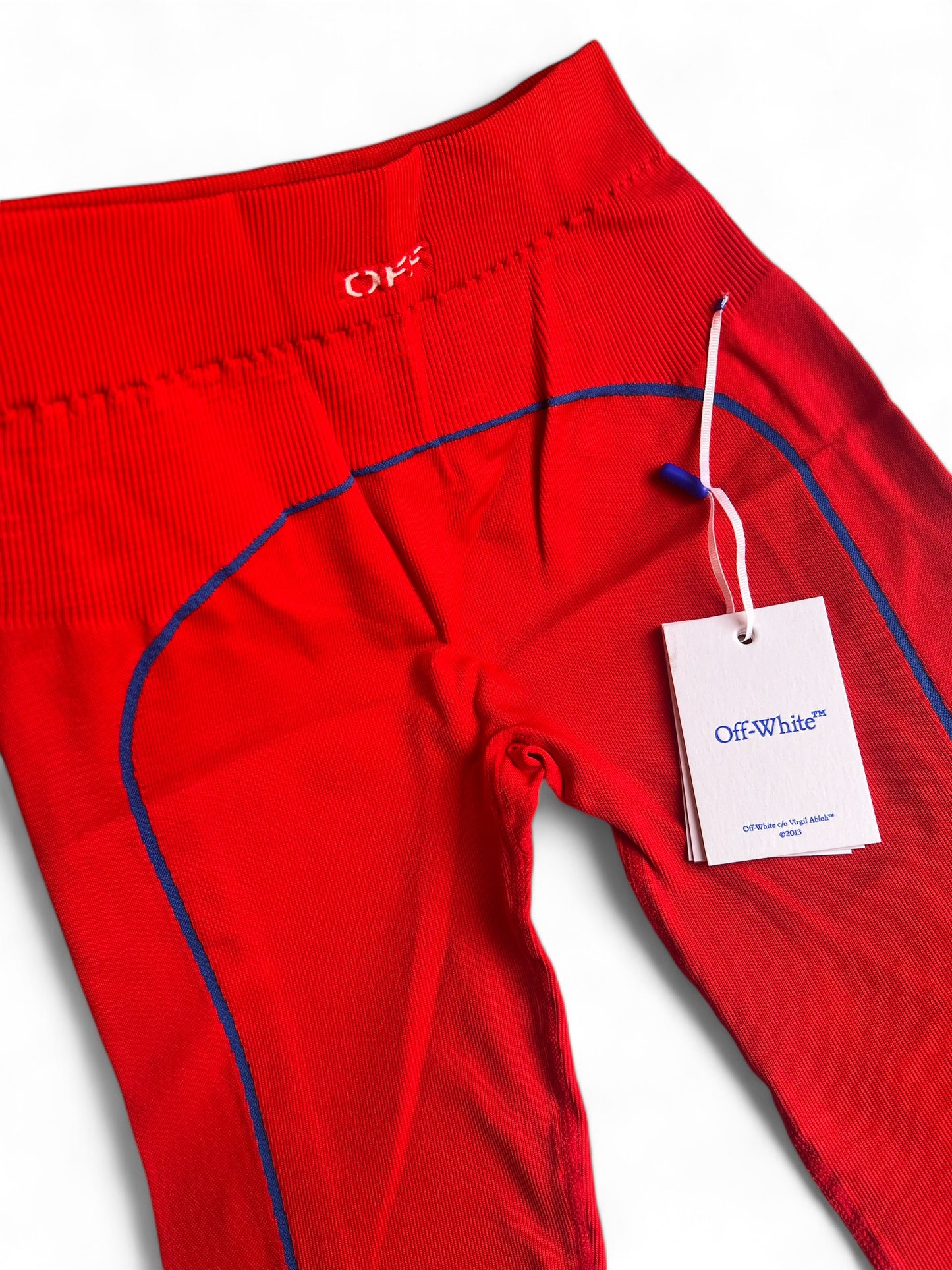 Off-White red seamless sporty set