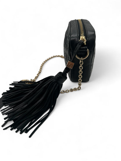 Fendi black mini shoulder bag