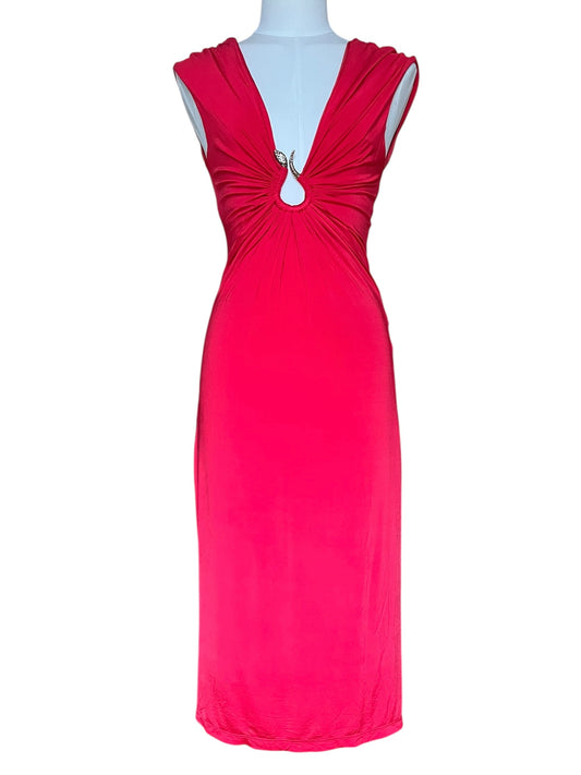 Roberto Cavalli midi viscose dress