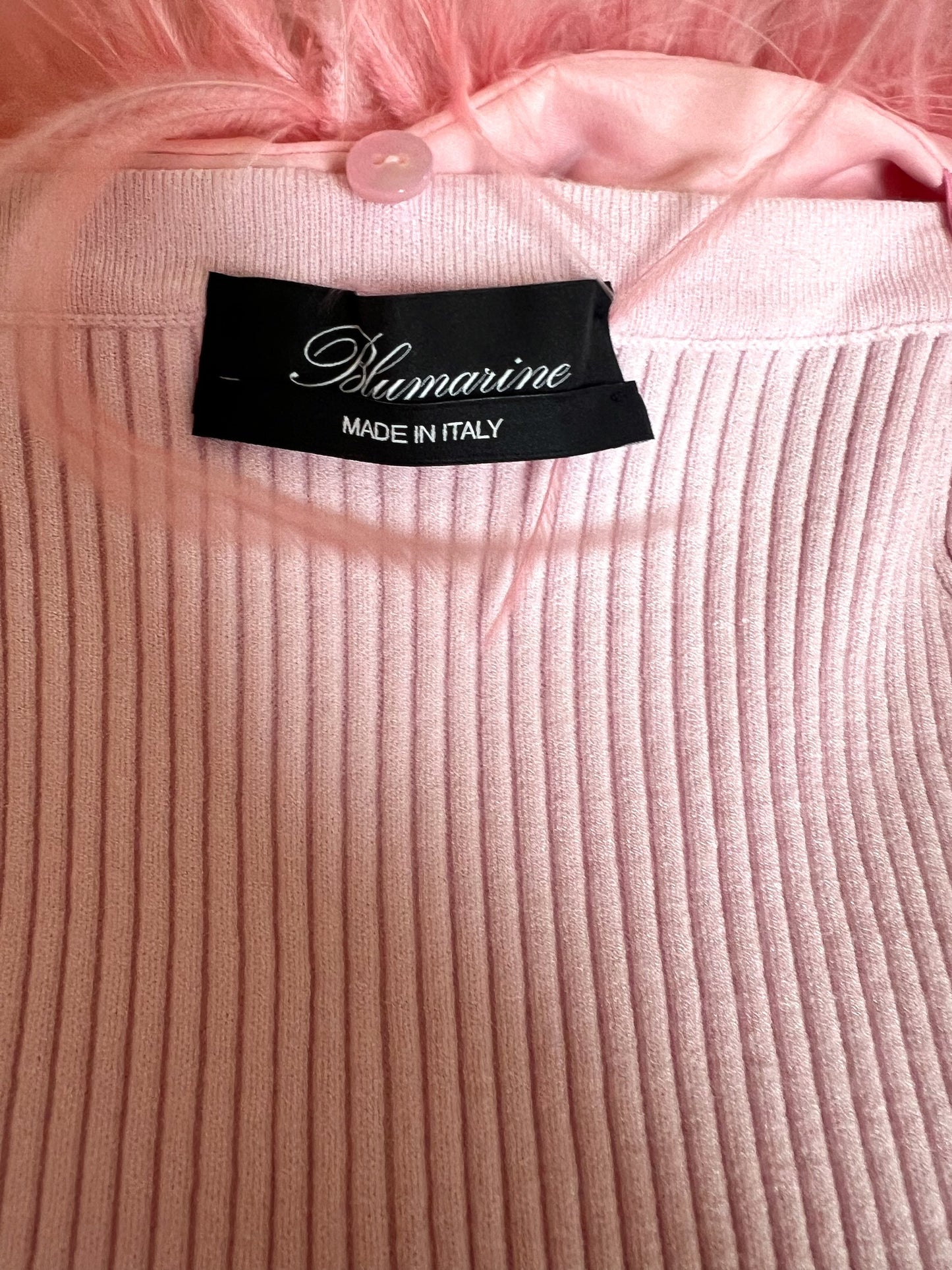 Blumarine pink cardigan