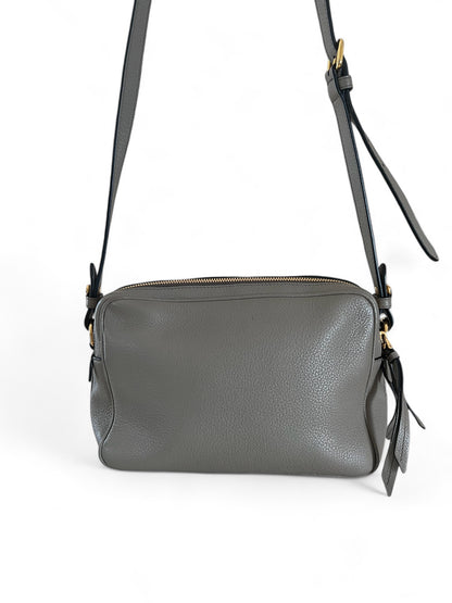 Prada Phoenix grey leather crossbody bag