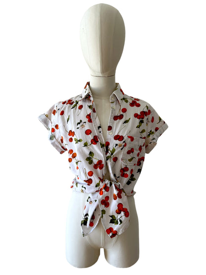 Dolce&Gabbana shirt with cherry pattern