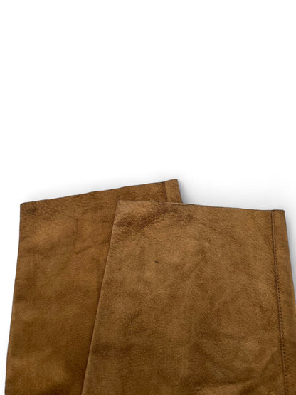 Dolce&Gabbana brown leather pants