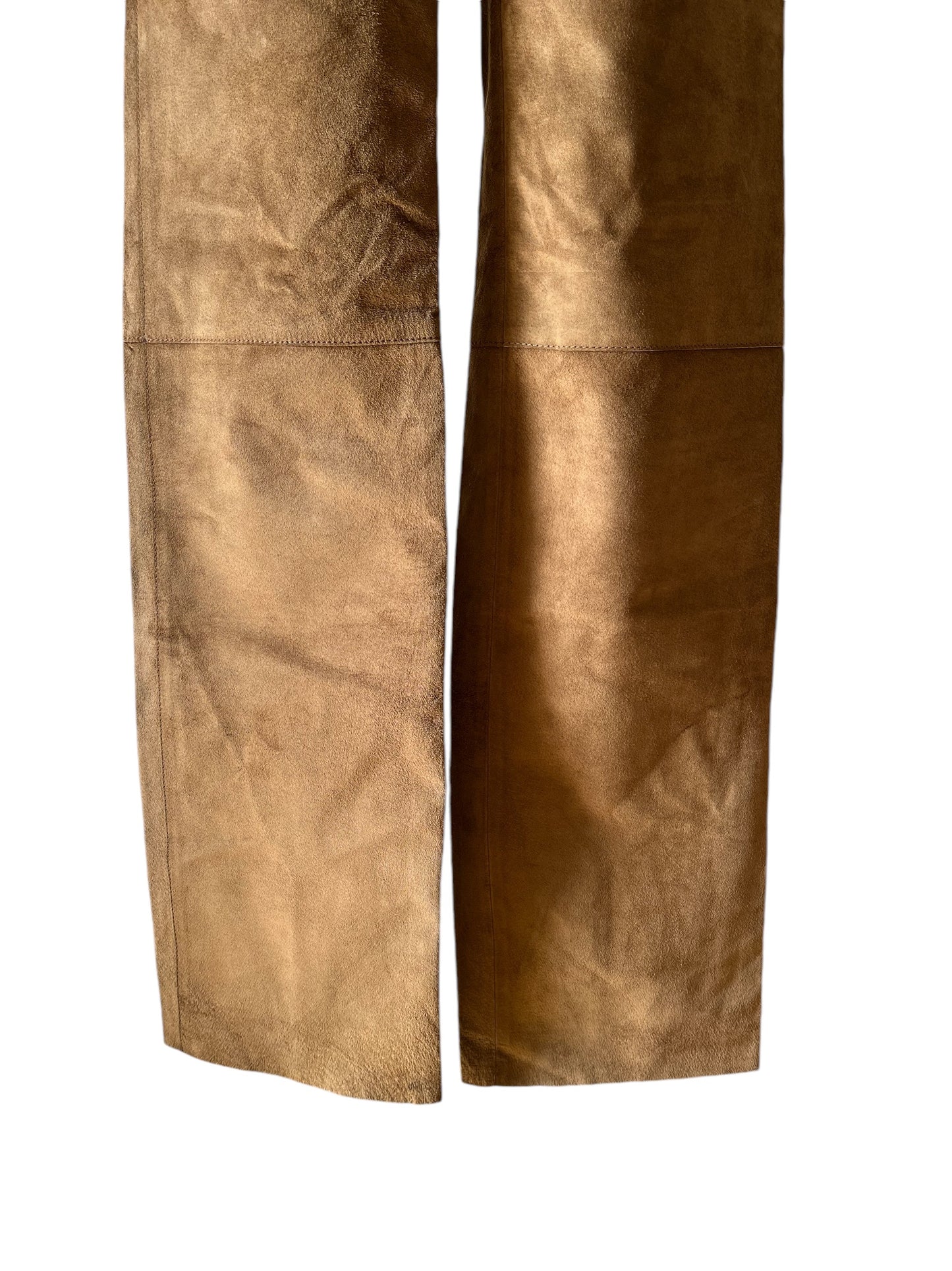 Dolce&Gabbana brown leather pants