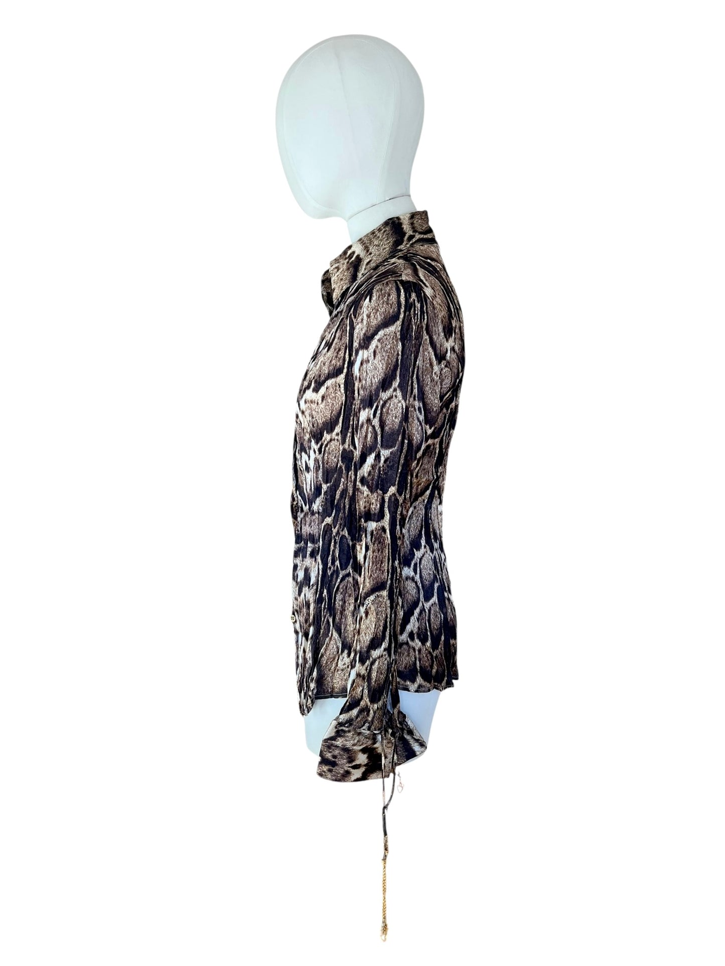 Roberto Cavalli printed silk shirt