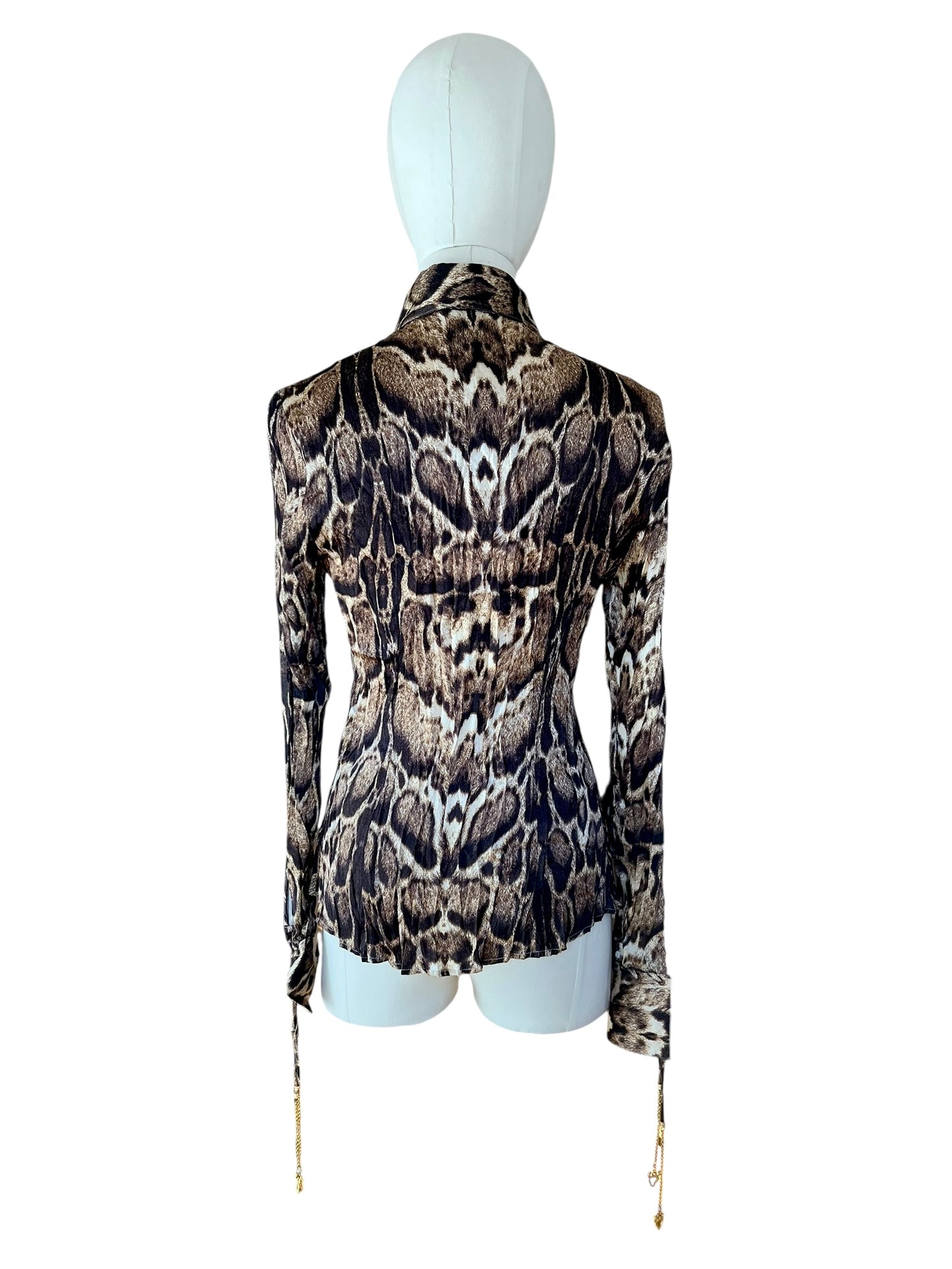 Roberto Cavalli printed silk shirt