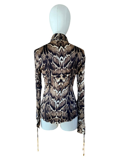 Roberto Cavalli printed silk shirt