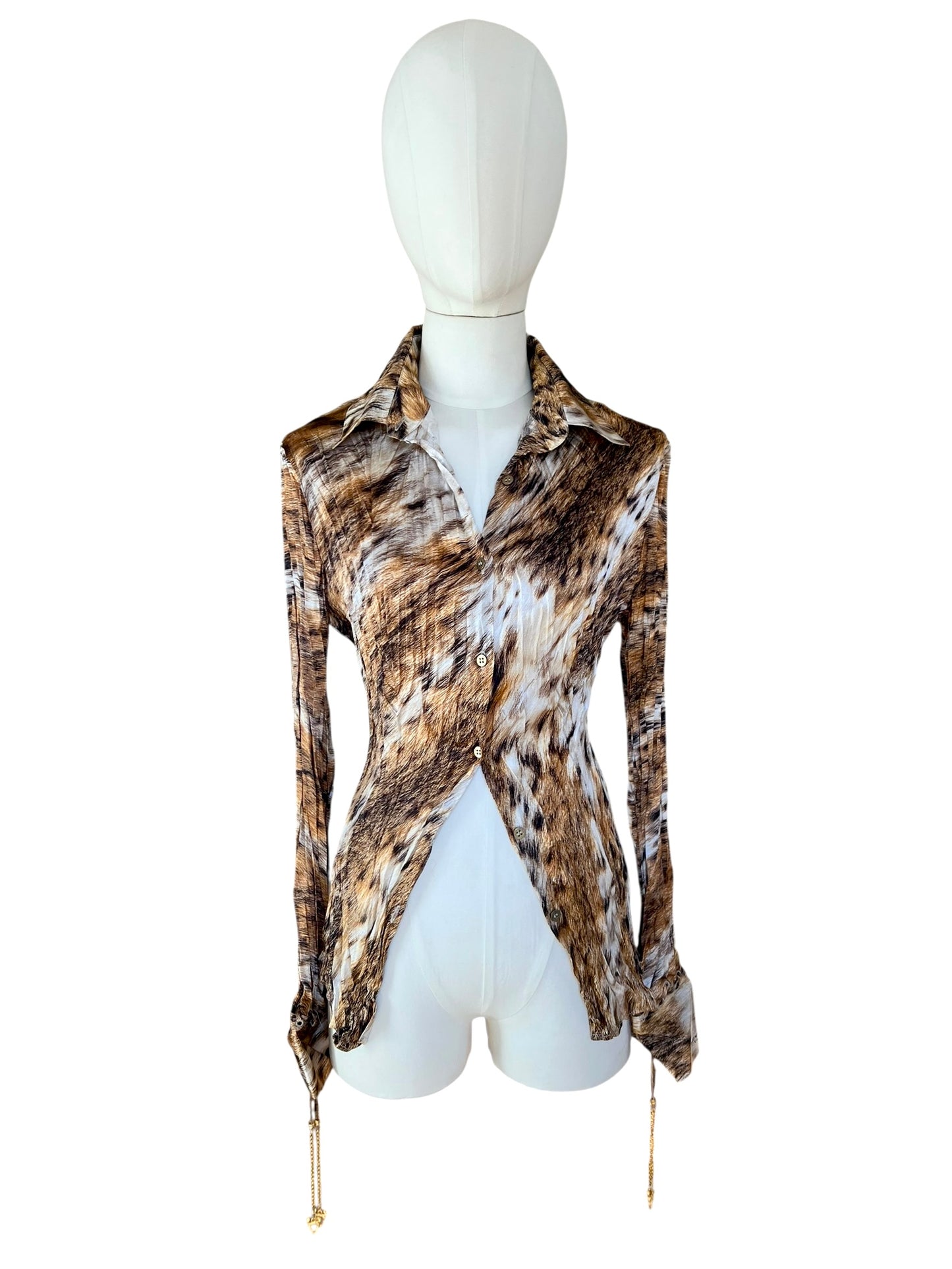 Roberto Cavalli printed silk shirt