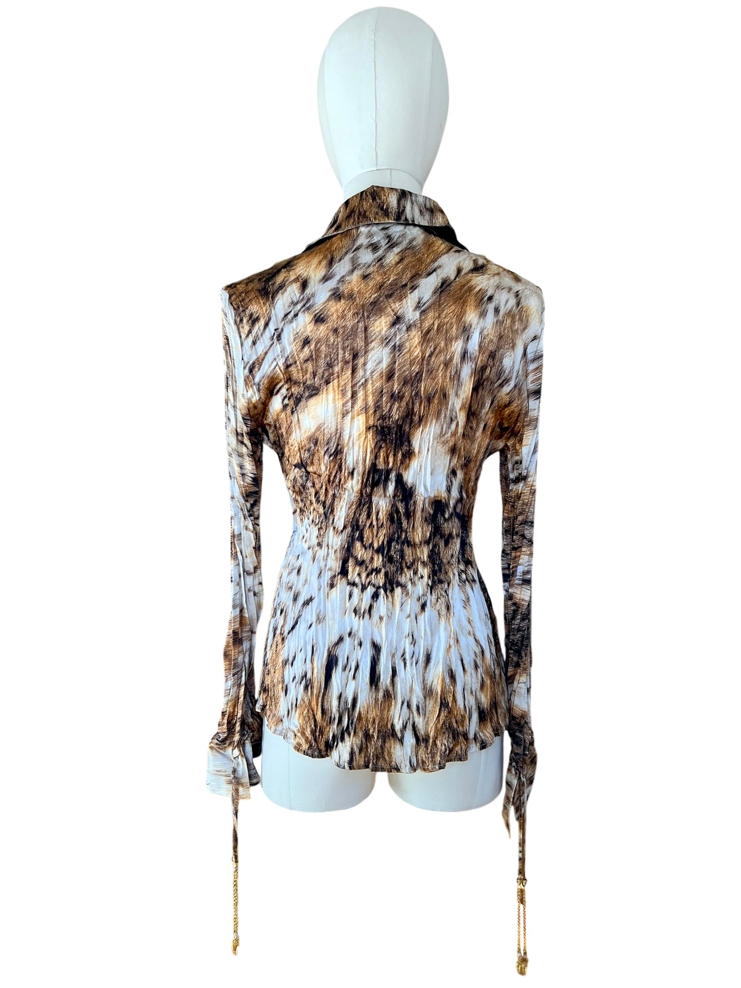 Roberto Cavalli printed silk shirt