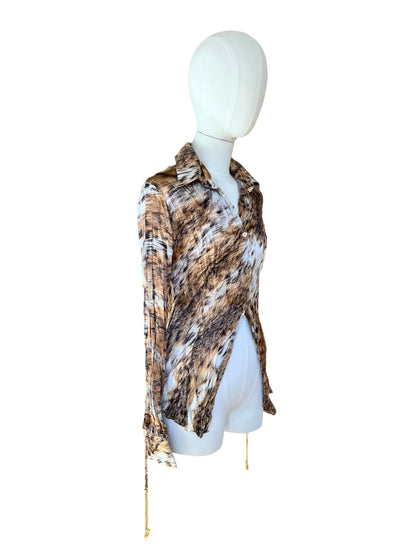 Roberto Cavalli printed silk shirt