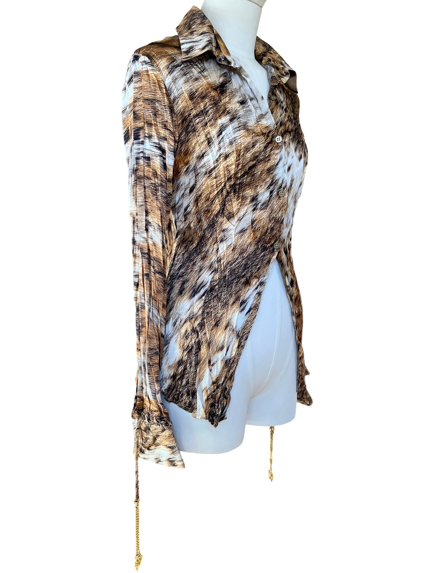 Roberto Cavalli printed silk shirt