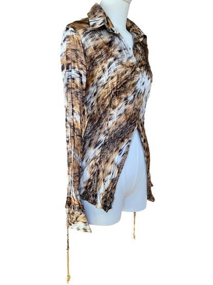 Roberto Cavalli printed silk shirt