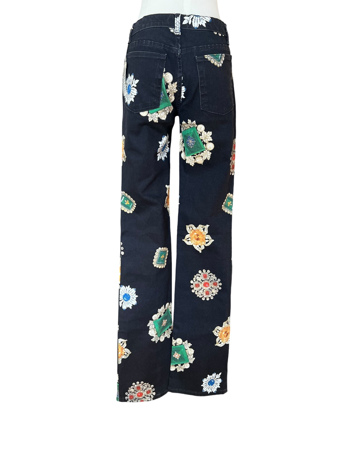Roberto Cavalli  striking jewel-inspired print