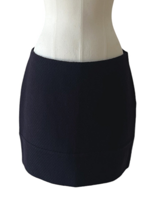 Prada dark grey wool skirt