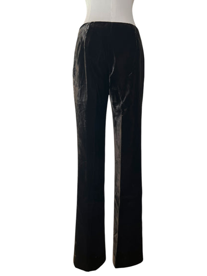 Prada dark green velvet pant