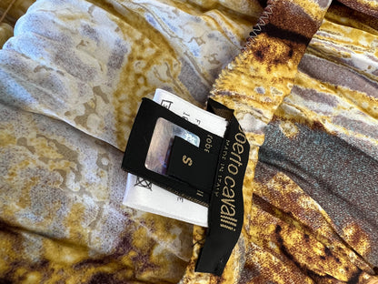 Roberto Cavalli Gonna Midi in Seta