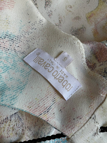 Roberto Cavalli vintage printed silk dress