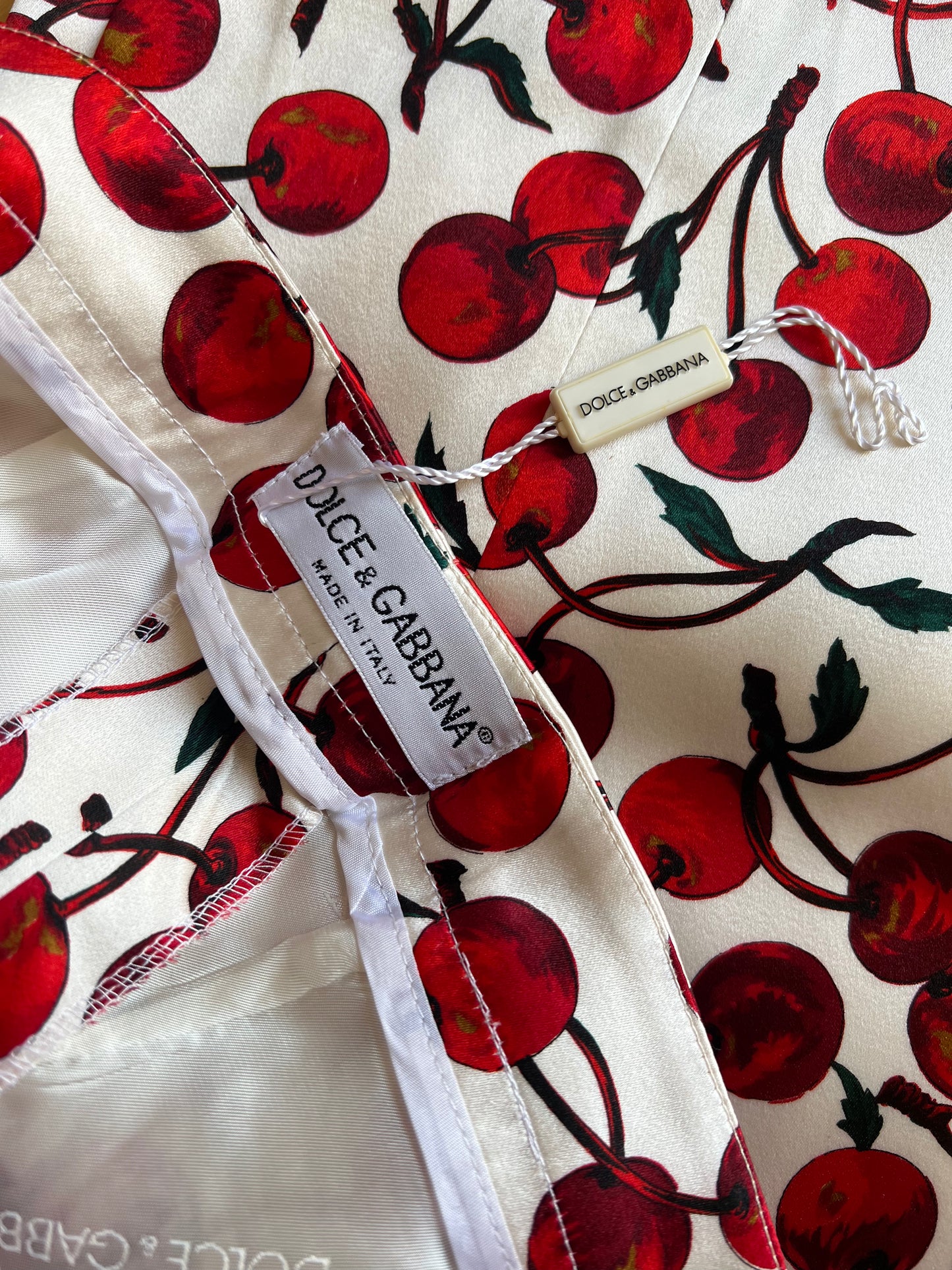 Dolce & Gabbana Cherry printed pants