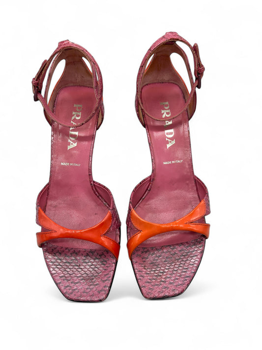 Prada pink sandals