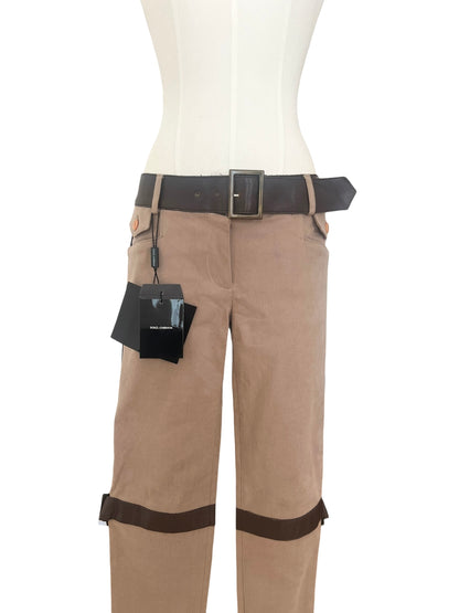 Dolce & Gabbana Vintage Strap Detail Pants