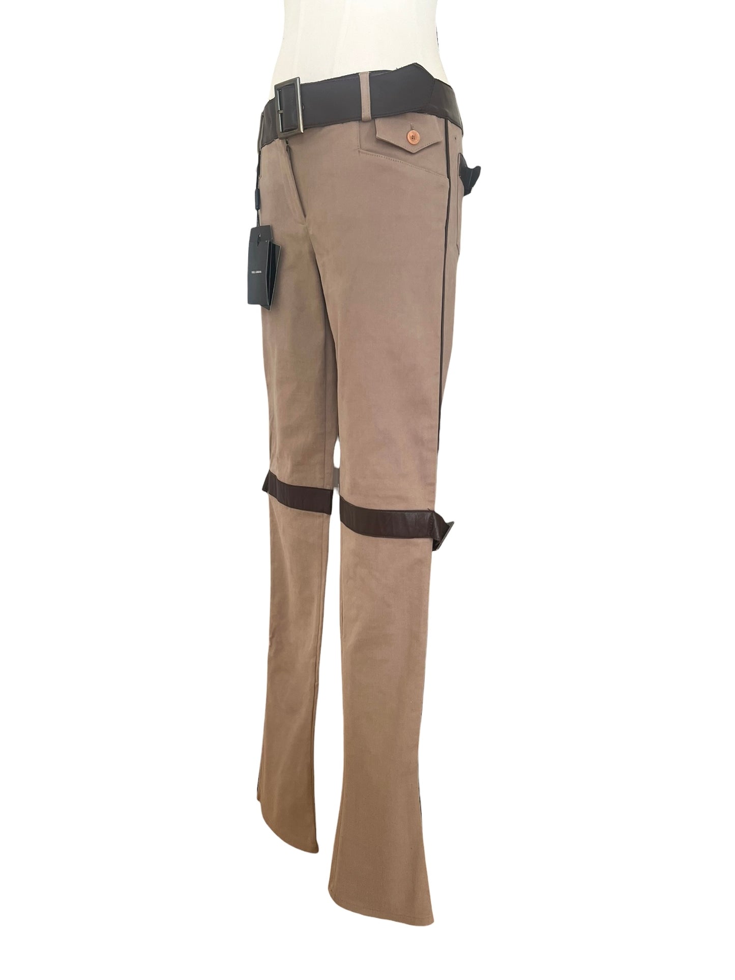 Dolce & Gabbana Vintage Strap Detail Pants