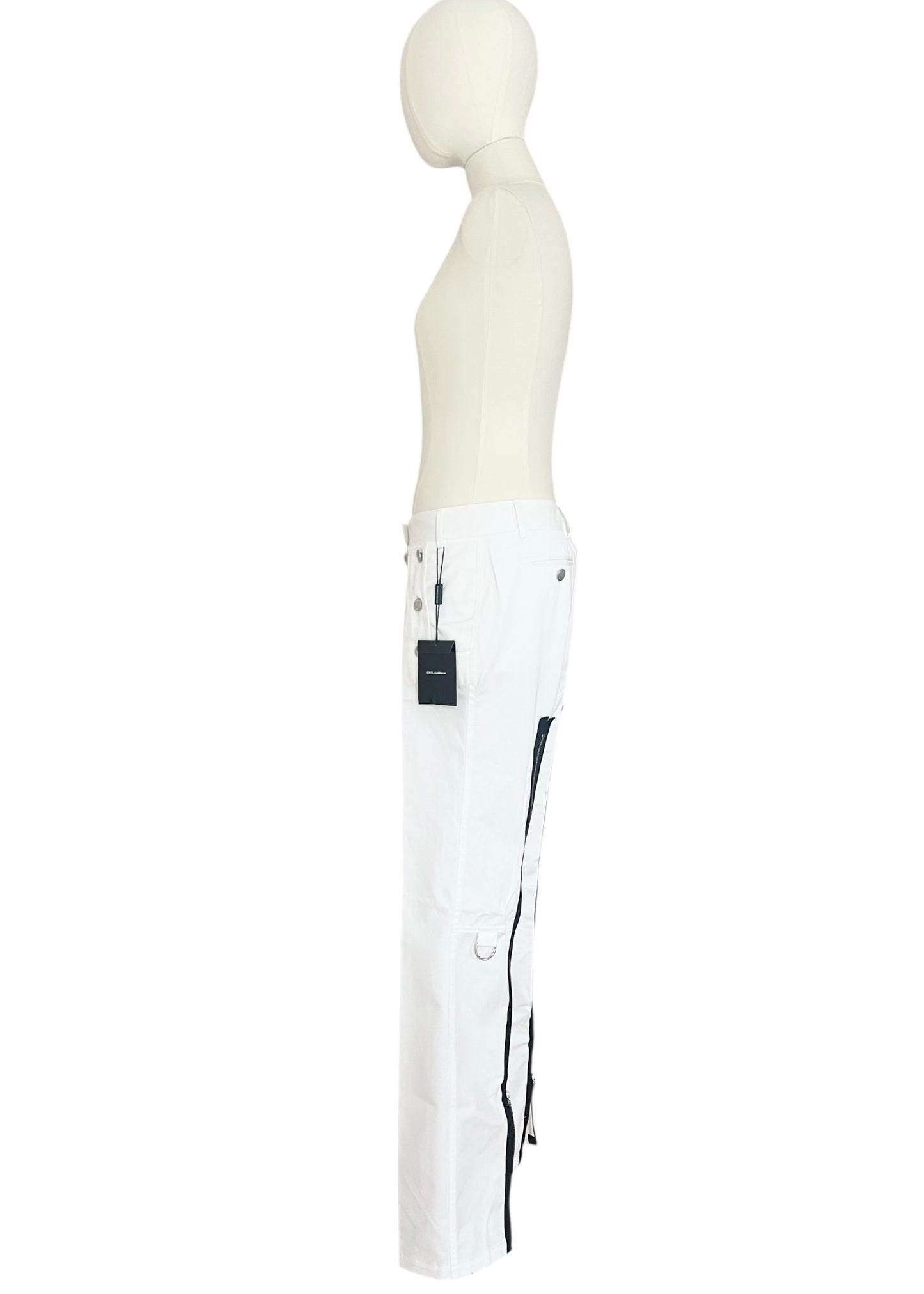 Dolce & Gabbana Vintage 2003 Zip Pants