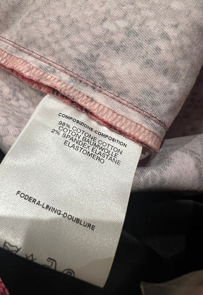 Gucci pantaloni stampati rosa 