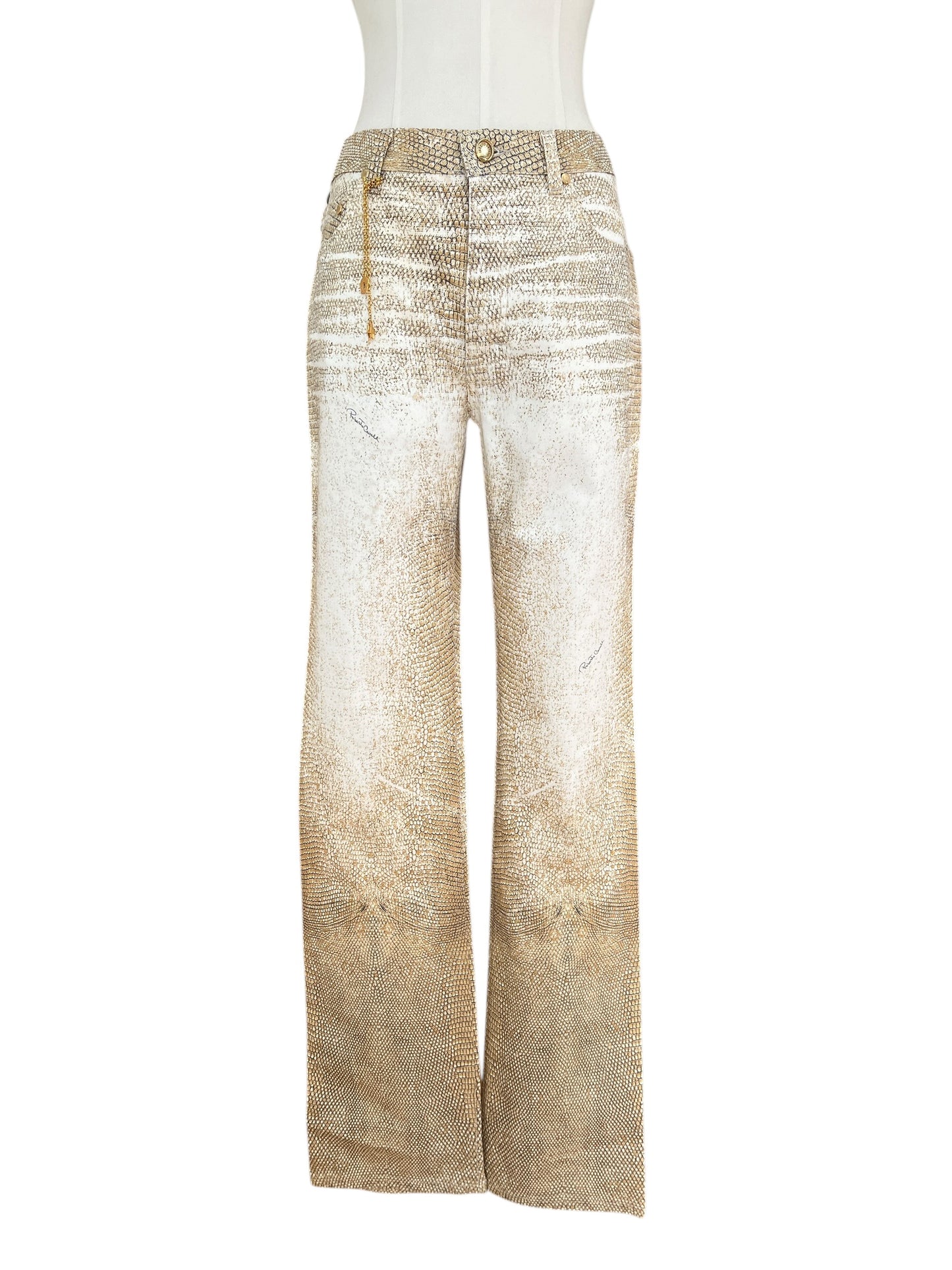 Roberto Cavalli – Vintage Snake Print Pants