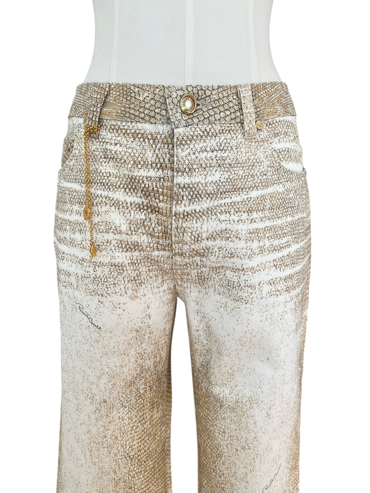 Roberto Cavalli – Vintage Snake Print Pants