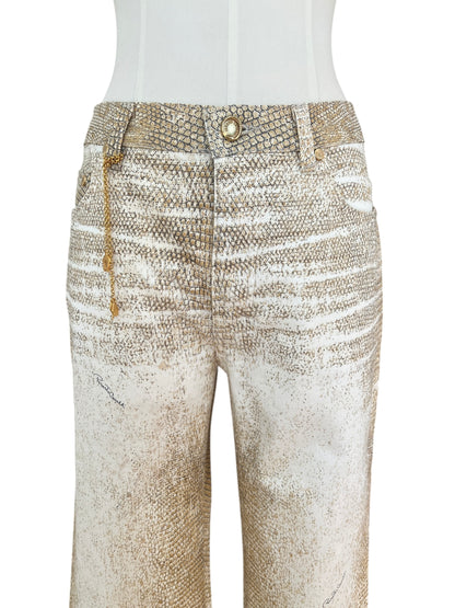Roberto Cavalli – Vintage Snake Print Pants