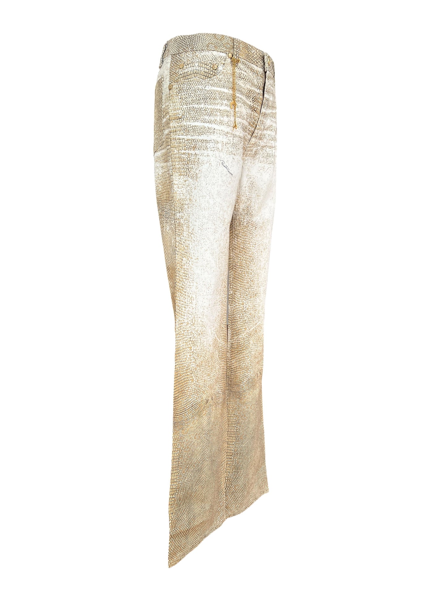 Roberto Cavalli – Vintage Snake Print Pants