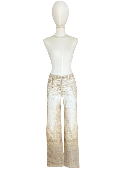 Roberto Cavalli – Vintage Snake Print Pants