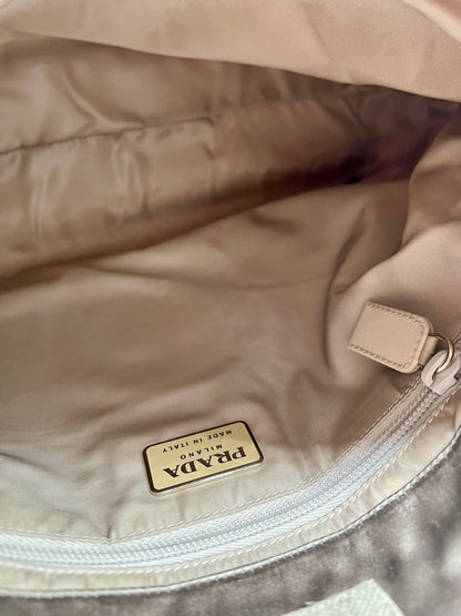 Prada satin shoulder bag