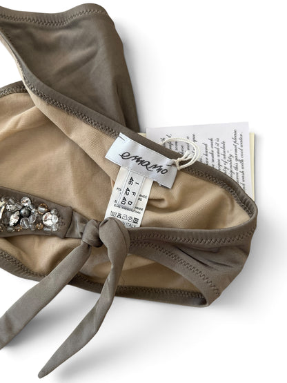 Emamò Designer Crystal Bikini | Luxury Made in Italy Embellished Triangle Swimwear