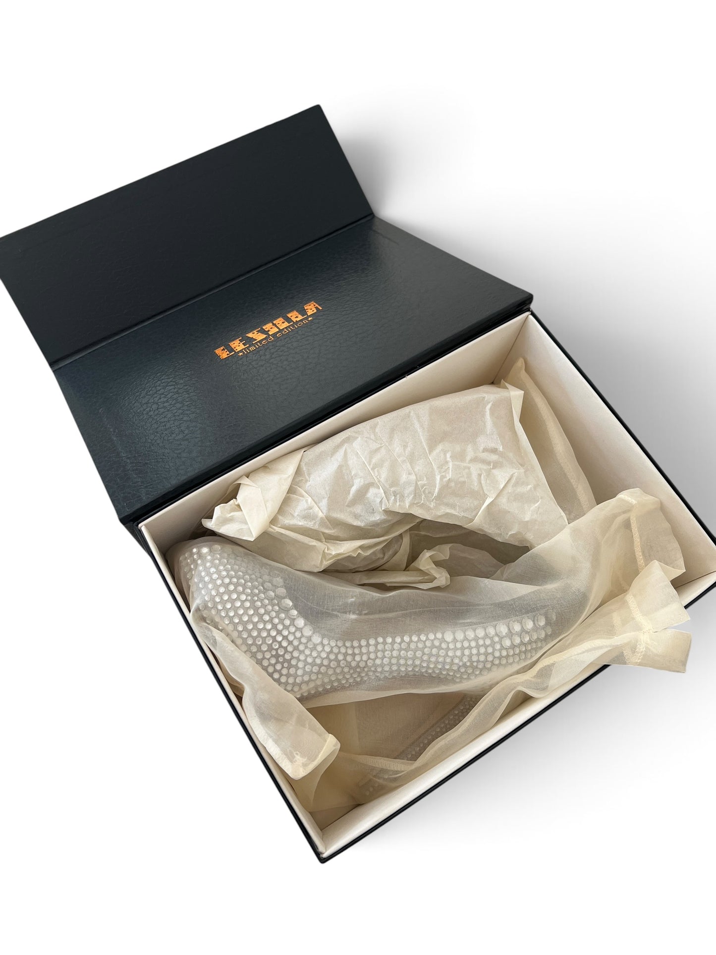 Le Silla Limited Edition 15/50 Crystal Le Silla Limited Edition 15/50 Crystal Peep Toe Pumps | Crystal Embellished High Heels Made in Italy | Luxury Bridal Shoes EU 37