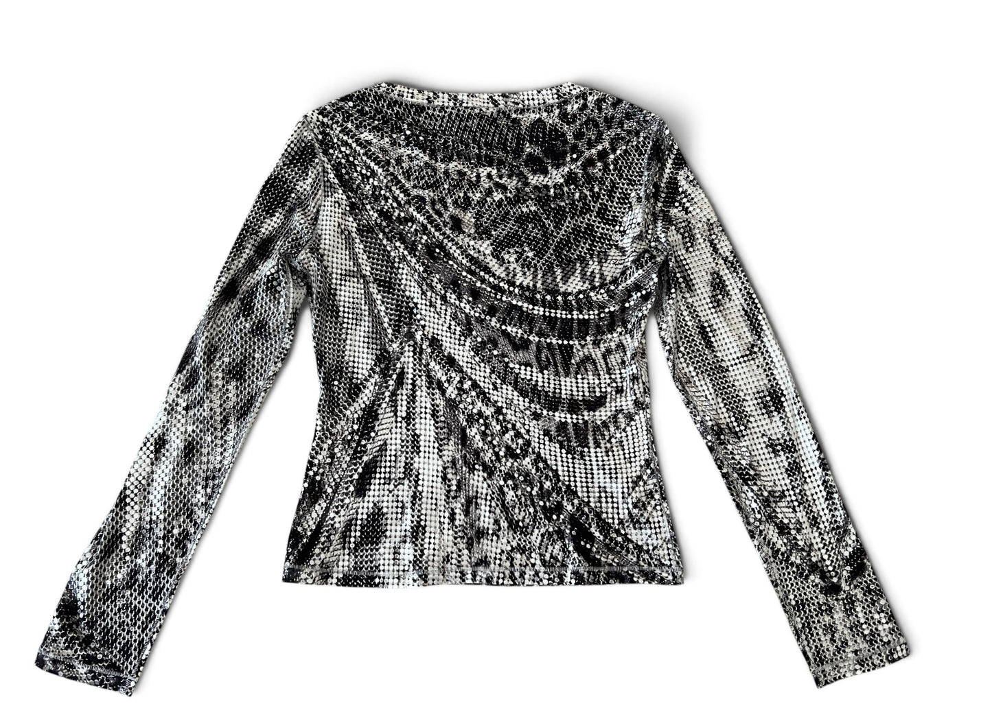 Roberto Cavalli Python Print Set | Vintage Y2K Snake Co-Ord | Archive 2000s Matching Top & Pants