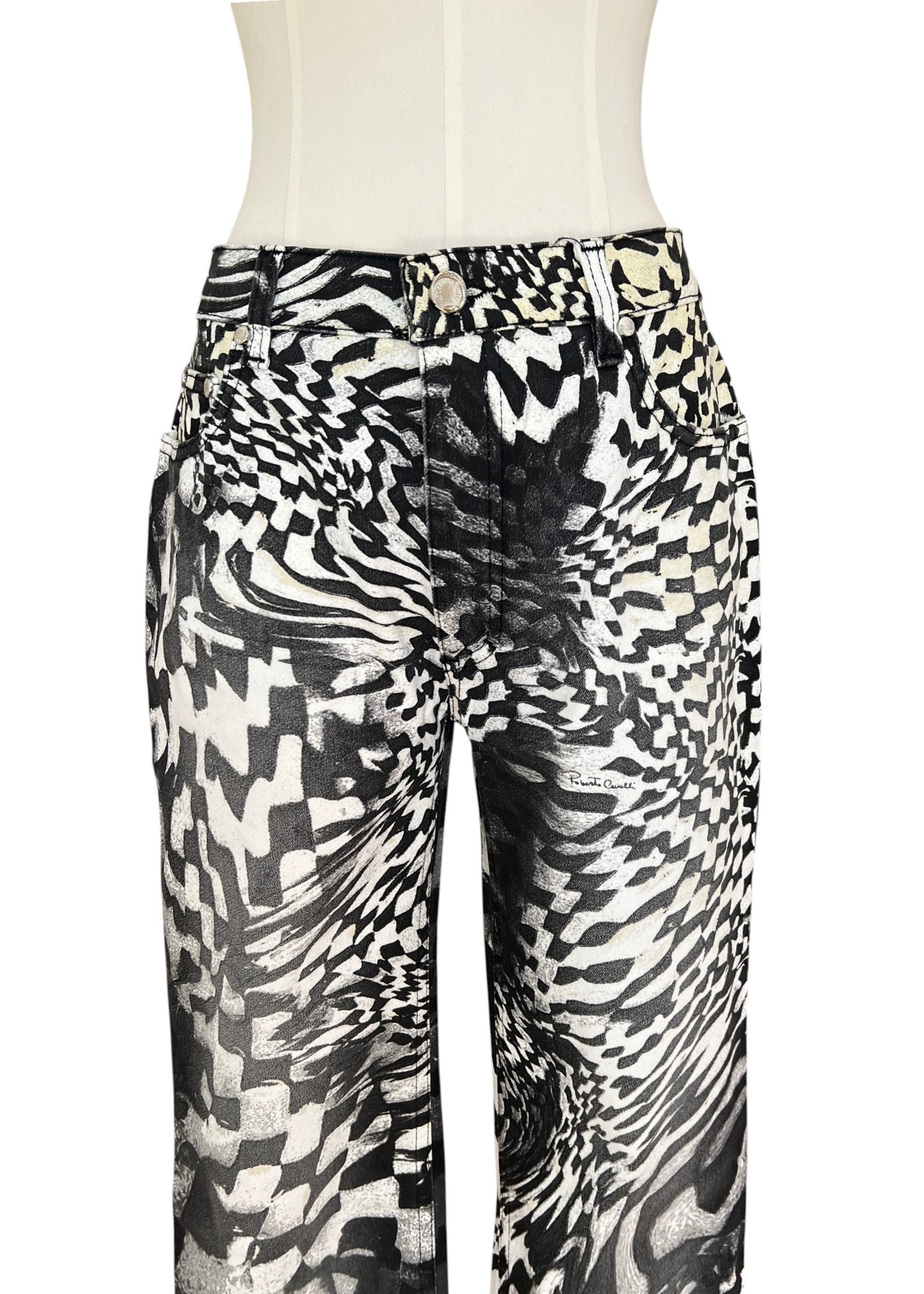 Roberto Cavalli FW2003 Archive Optical Co-Ord Set