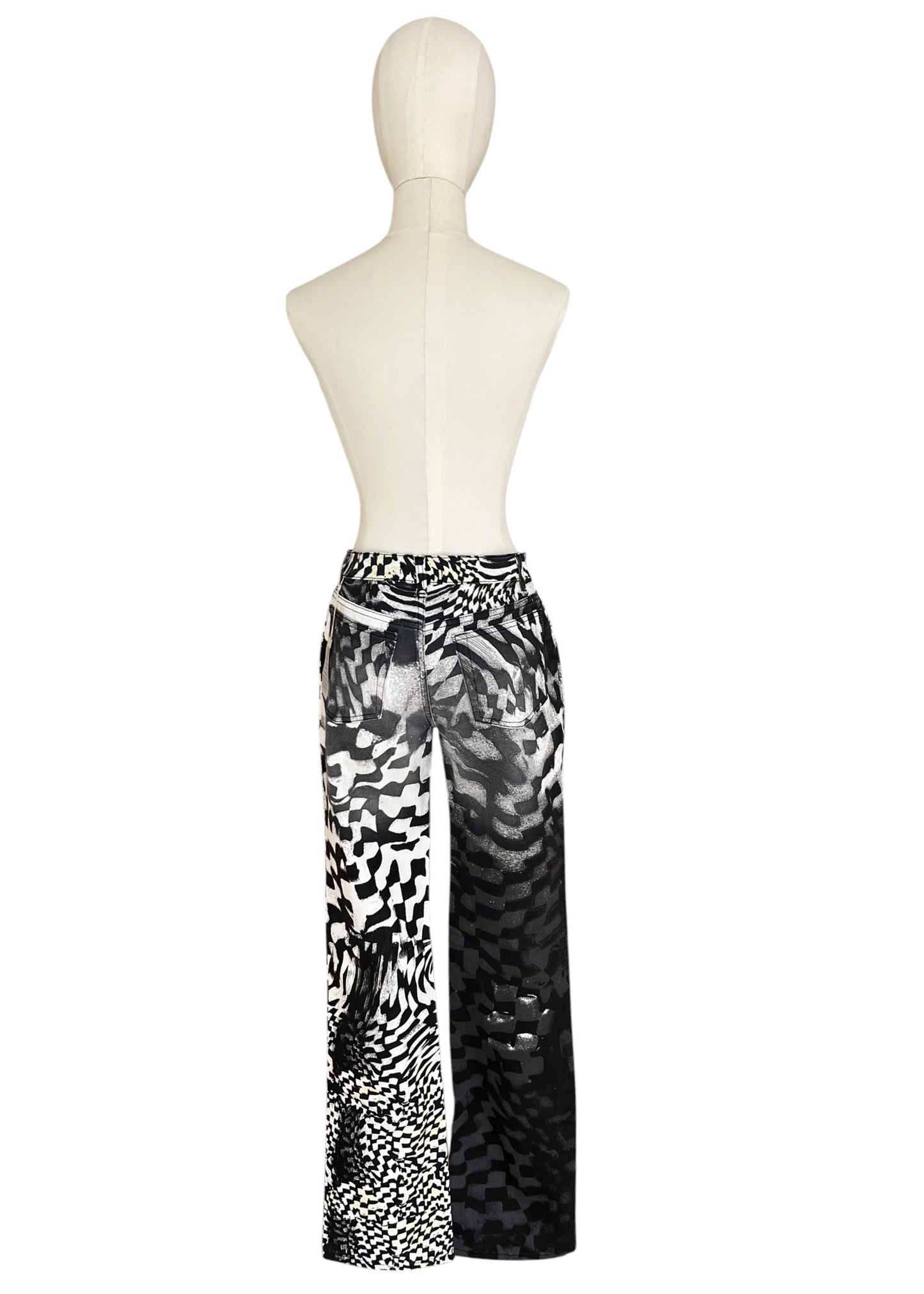 Roberto Cavalli FW2003 Archive Optical Co-Ord Set