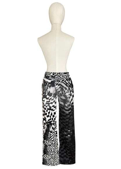 Roberto Cavalli FW2003 Archive Optical Co-Ord Set